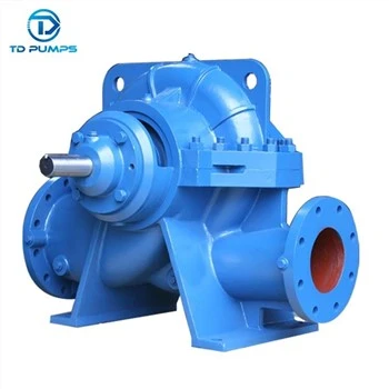 Yüksek Basınçlı Susuzlaştırma Dökme Demir Sıcak Deniz Suyu Büyük Kapasiteli 7.5 Hp Bölünmüş Kasa Su Pompası
