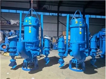 Tongda Baoding 1 Yıl Kesici Çark İki Karıştırıcılı Dalgıç Pompa